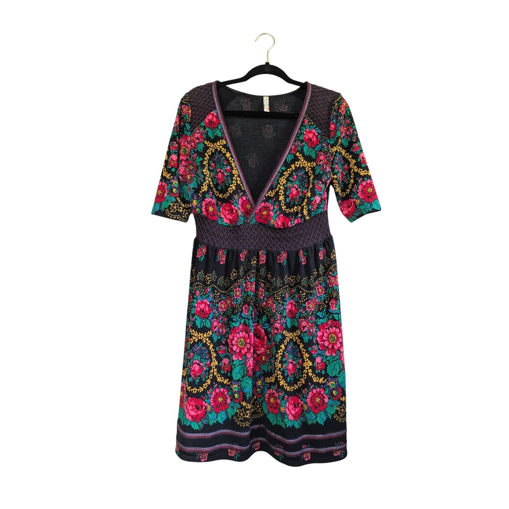 Free People Y2K Floral Boho Babydoll Dress Indie